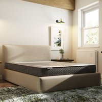 Sewell Fabric Pocket Sprung Double Mattress In White Sewell Fabric Pocket Sprung Double Mattress In White